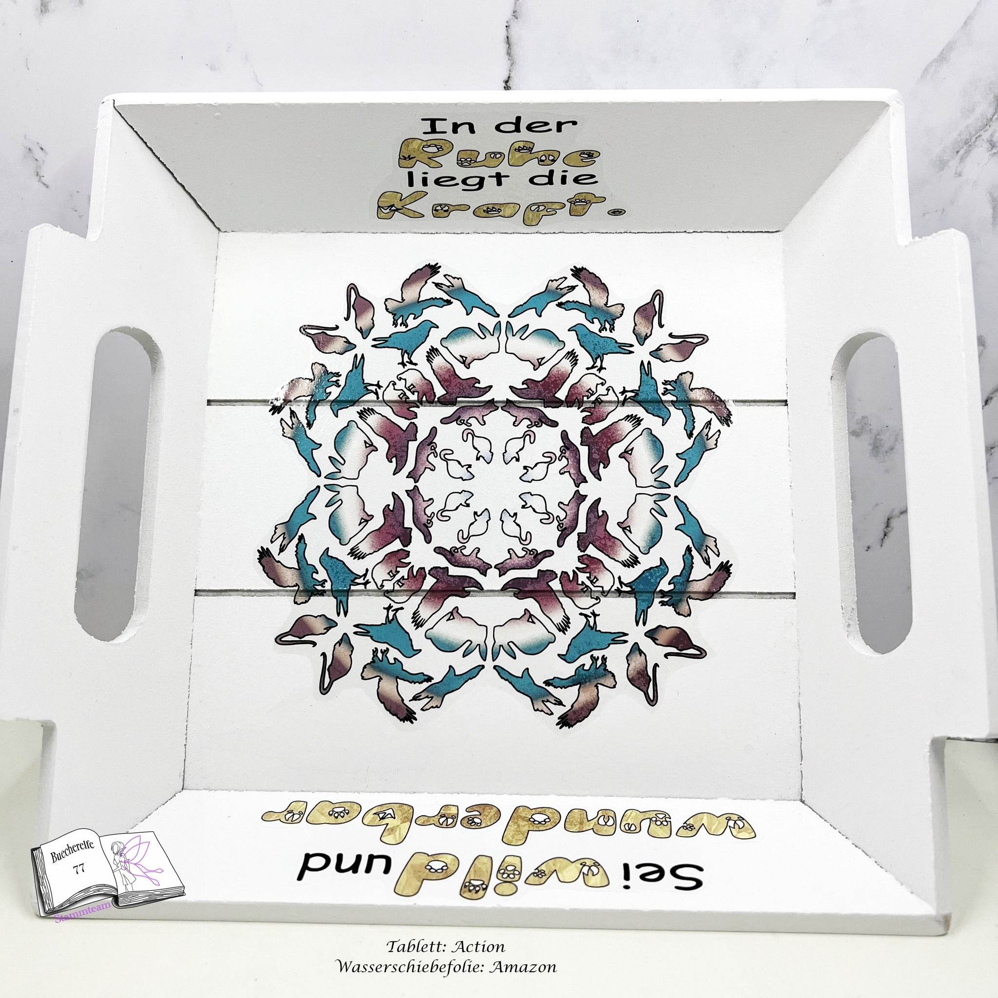 Digiset Tier Mandala, Plotterdatei, Sublimation, Digistamp, Digipaper - Sewando