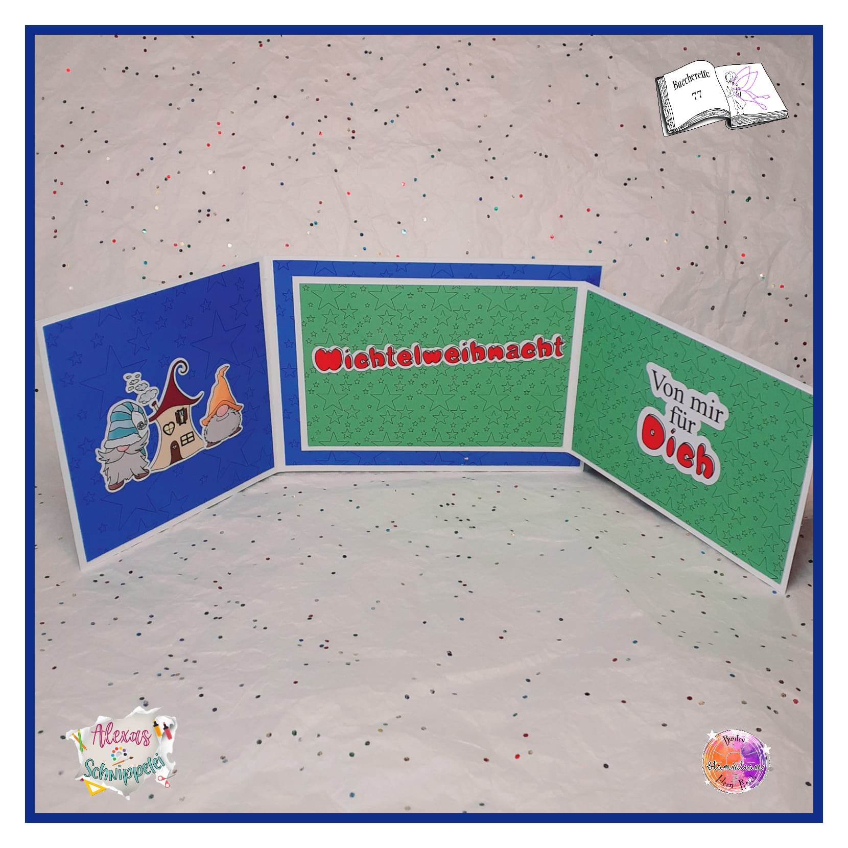 Digiset Weihnachtswichtel Sublimation, Digistamp, Digipaper ! - Sewando