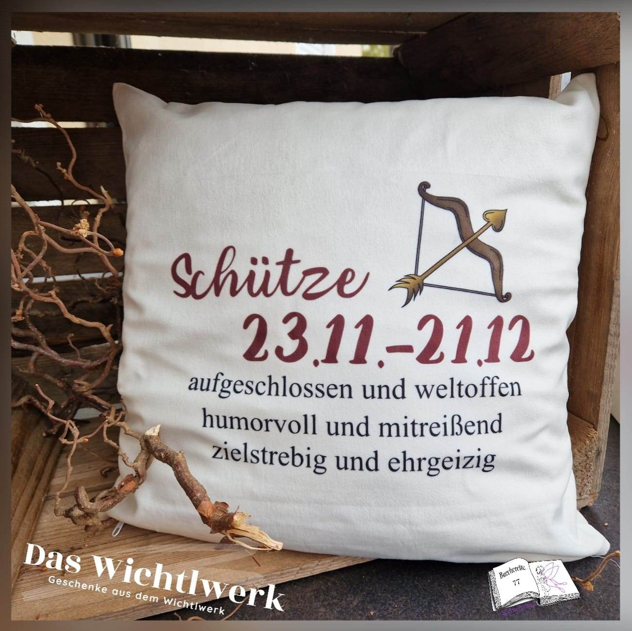 Plotterdatei Schütze mit Amaryllis Sublimation, Digistamp, Digipaper ! - Sewando