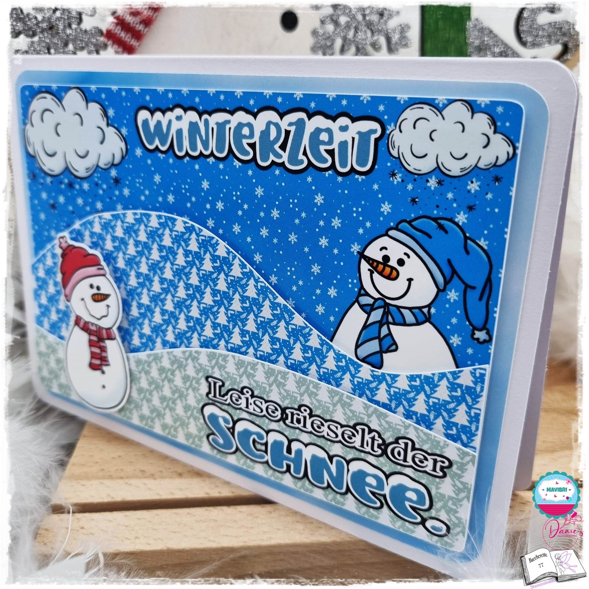 Digiset Schneemänner Plotten, Sublimation, Drucken, Digistamp, Digipaper ! - Sewando