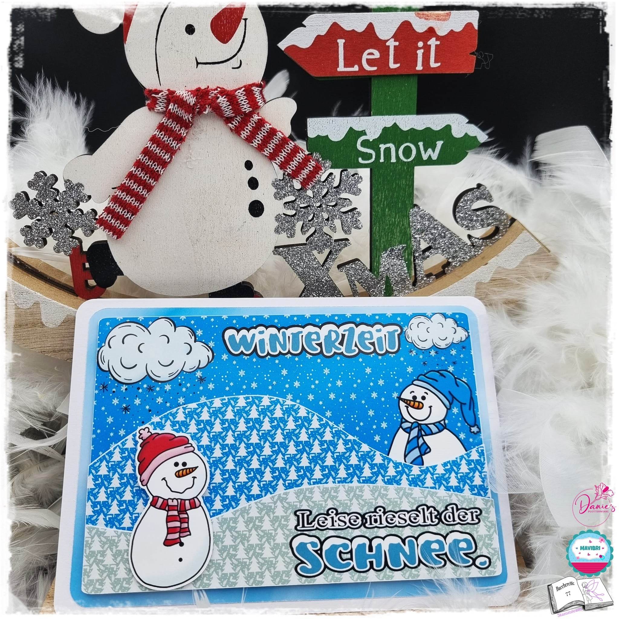 Digiset Schneemänner Plotten, Sublimation, Drucken, Digistamp, Digipaper ! - Sewando