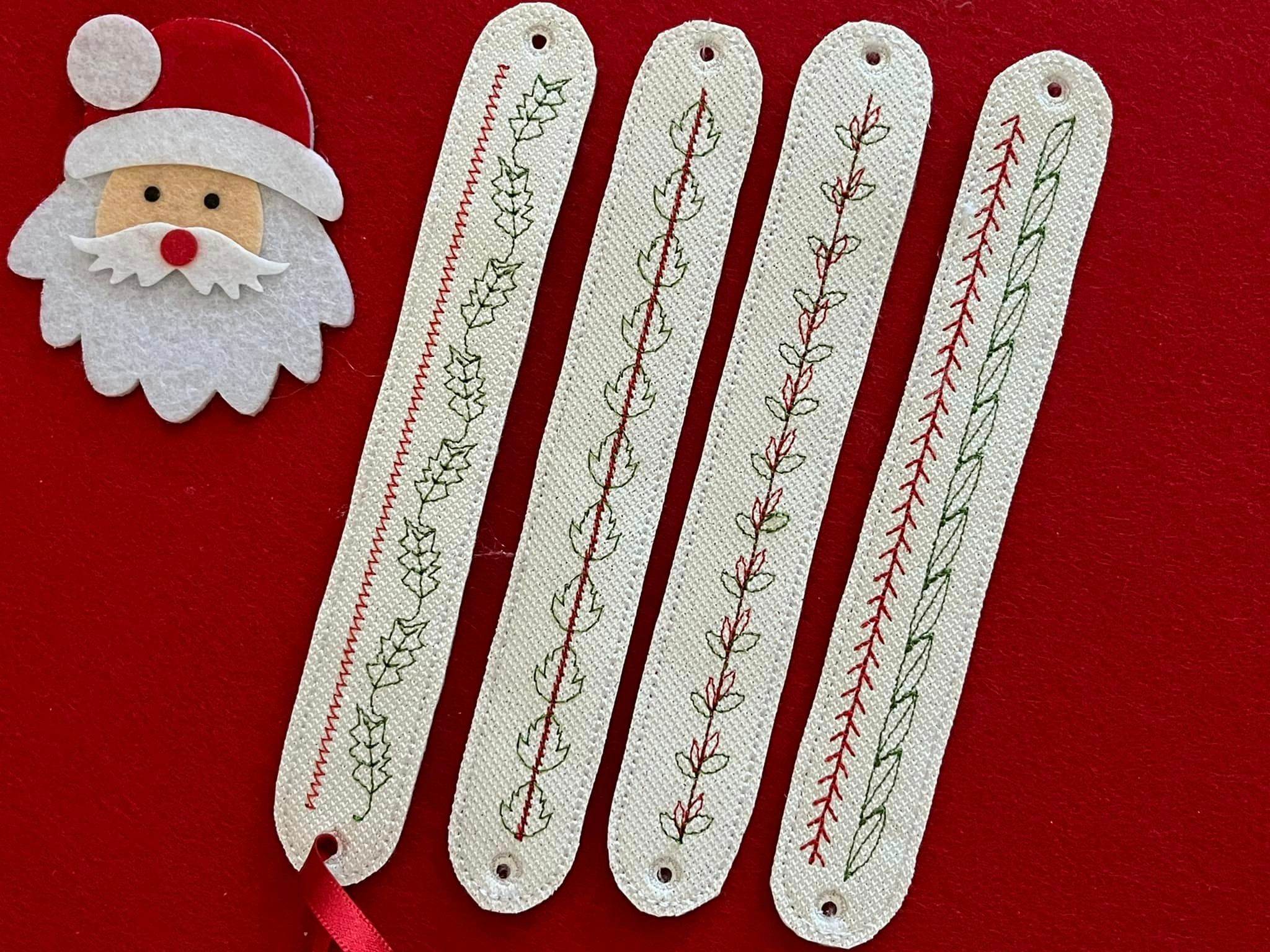 Stickdatei - Serviettenringe mit Schmuckband (8 Motive) - Sewando