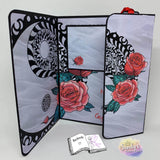 Digiset Yin und Yang mit Rosen Plotten, Sublimation, Drucken, Digistamp, Digipaper ! - Sewando
