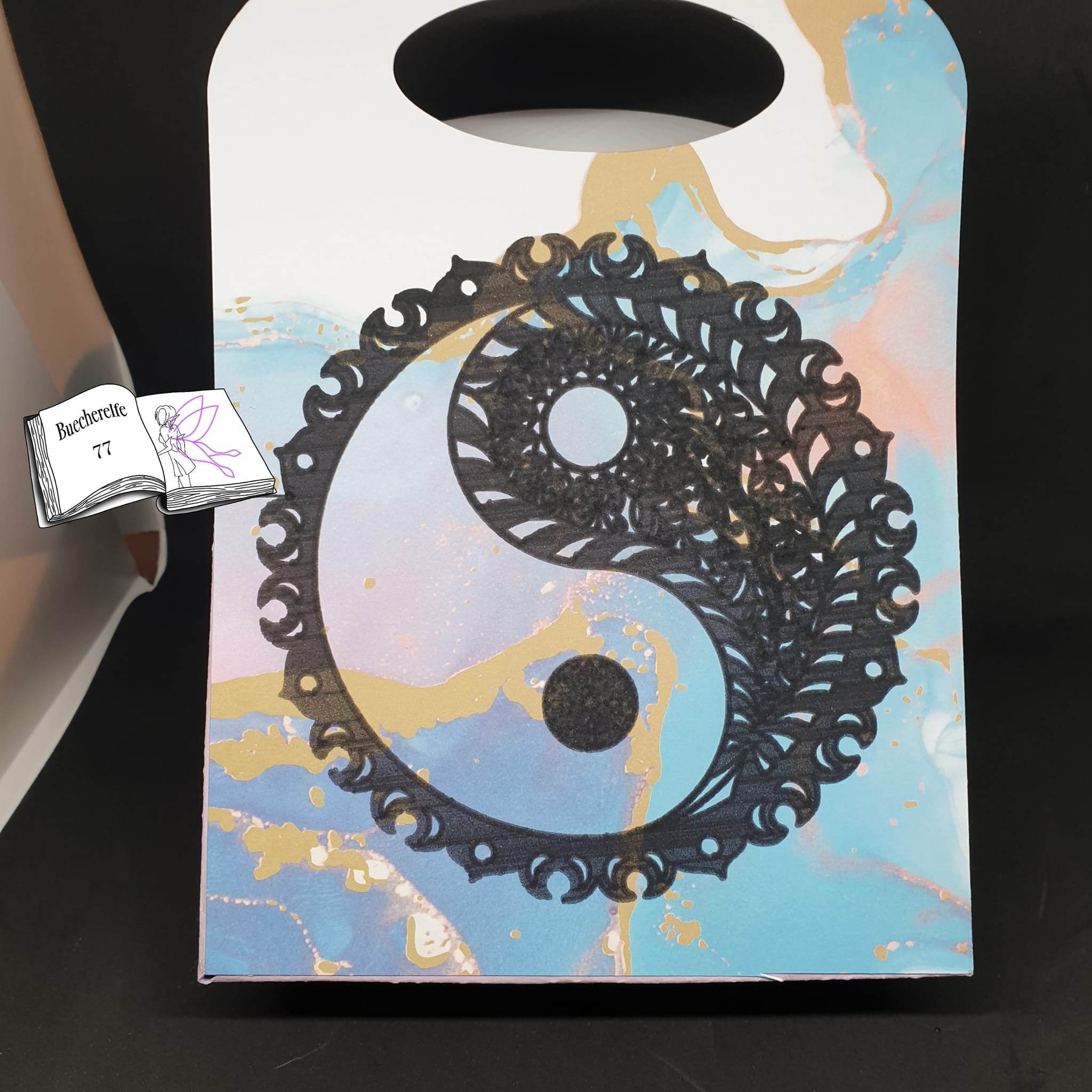 Plotterdatei Yin und Yang mit Rosen Sublimation, Digistamp, Digipaper ! - Sewando