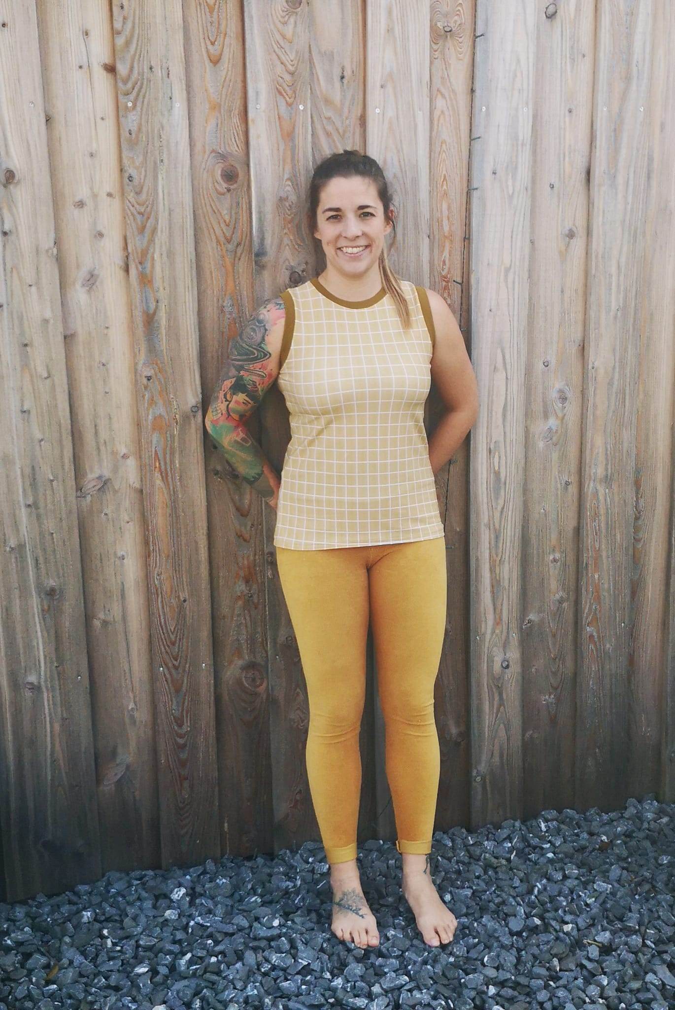 Schnittmuster Top Hyben und Leggins Lykkelig Gr. 32-50 - Sewando