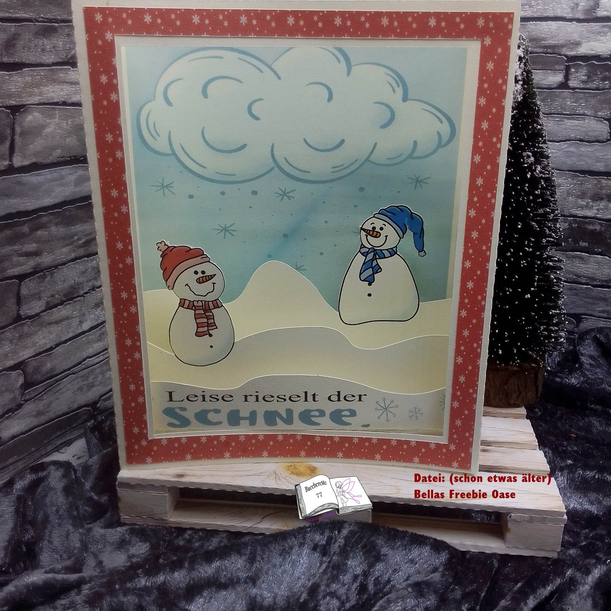 Digiset Schneemänner Plotten, Sublimation, Drucken, Digistamp, Digipaper ! - Sewando