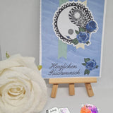 Digiset Yin und Yang mit Rosen Plotten, Sublimation, Drucken, Digistamp, Digipaper ! - Sewando