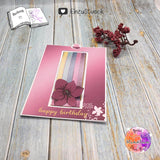 Digiset Schütze mit Amaryllis Plotterdatei, Sublimation, Digistamp, Digipaper - Sewando
