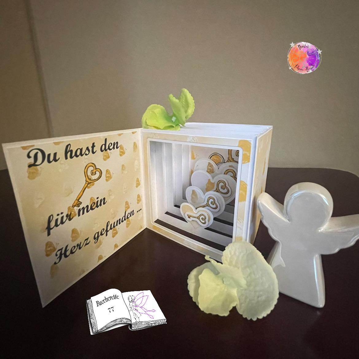 Digiset Herzschloss mit Schlüssel Plotterdatei, Sublimation, Digistamp, Digipaper - Sewando