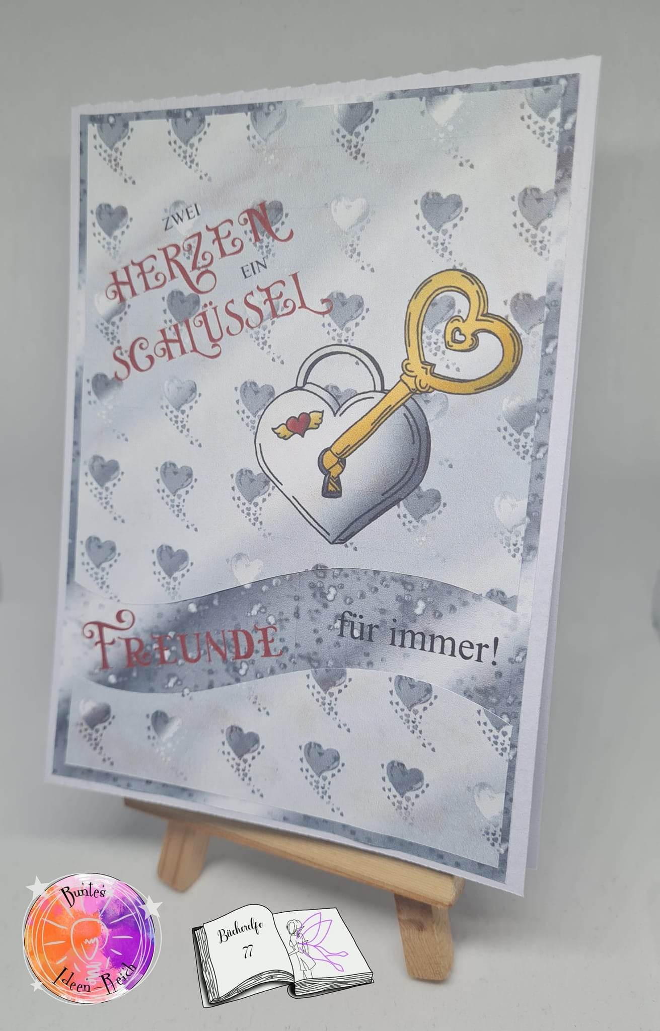 Digiset Herzschloss mit Schlüssel Plotterdatei, Sublimation, Digistamp, Digipaper - Sewando