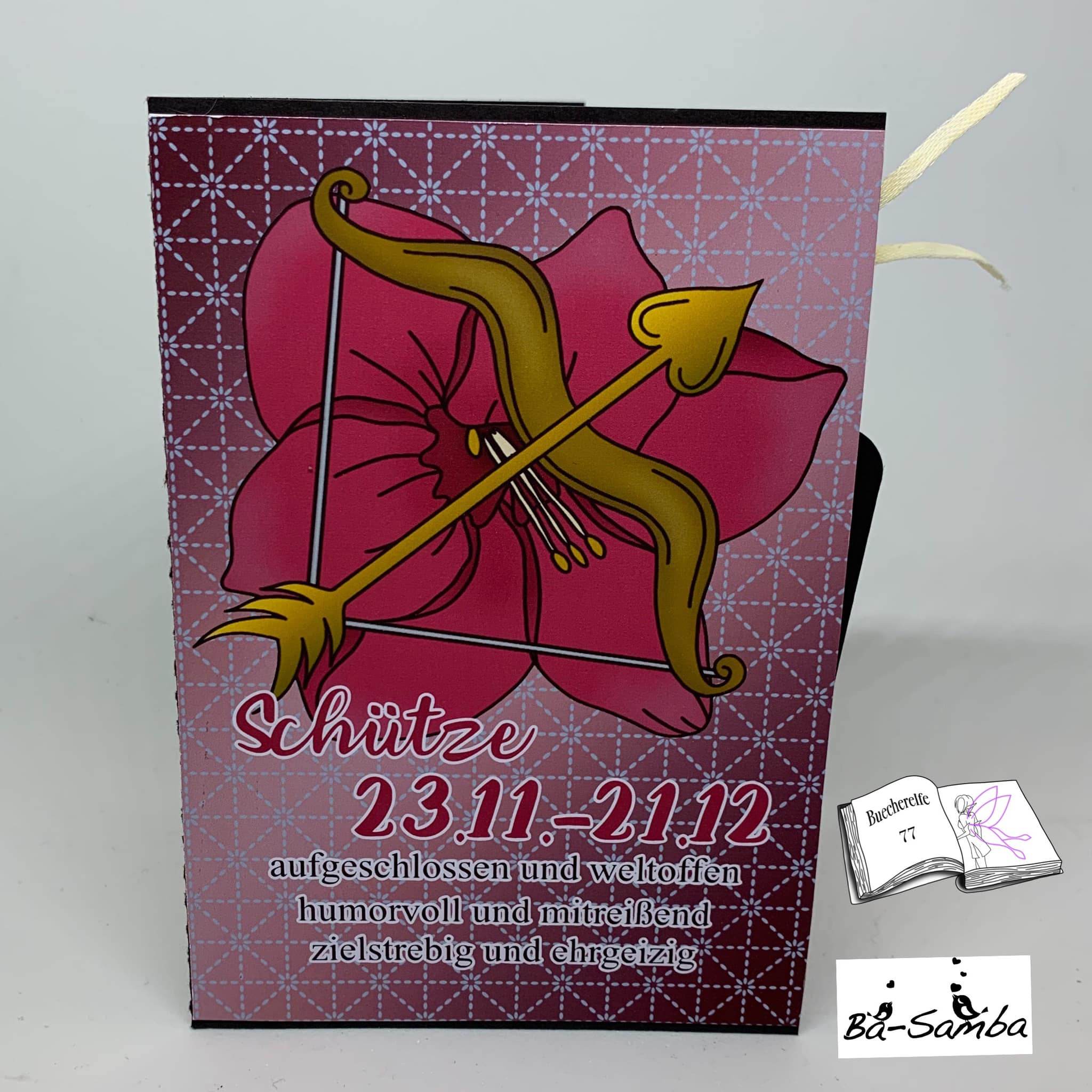 Plotterdatei Schütze mit Amaryllis Sublimation, Digistamp, Digipaper ! - Sewando