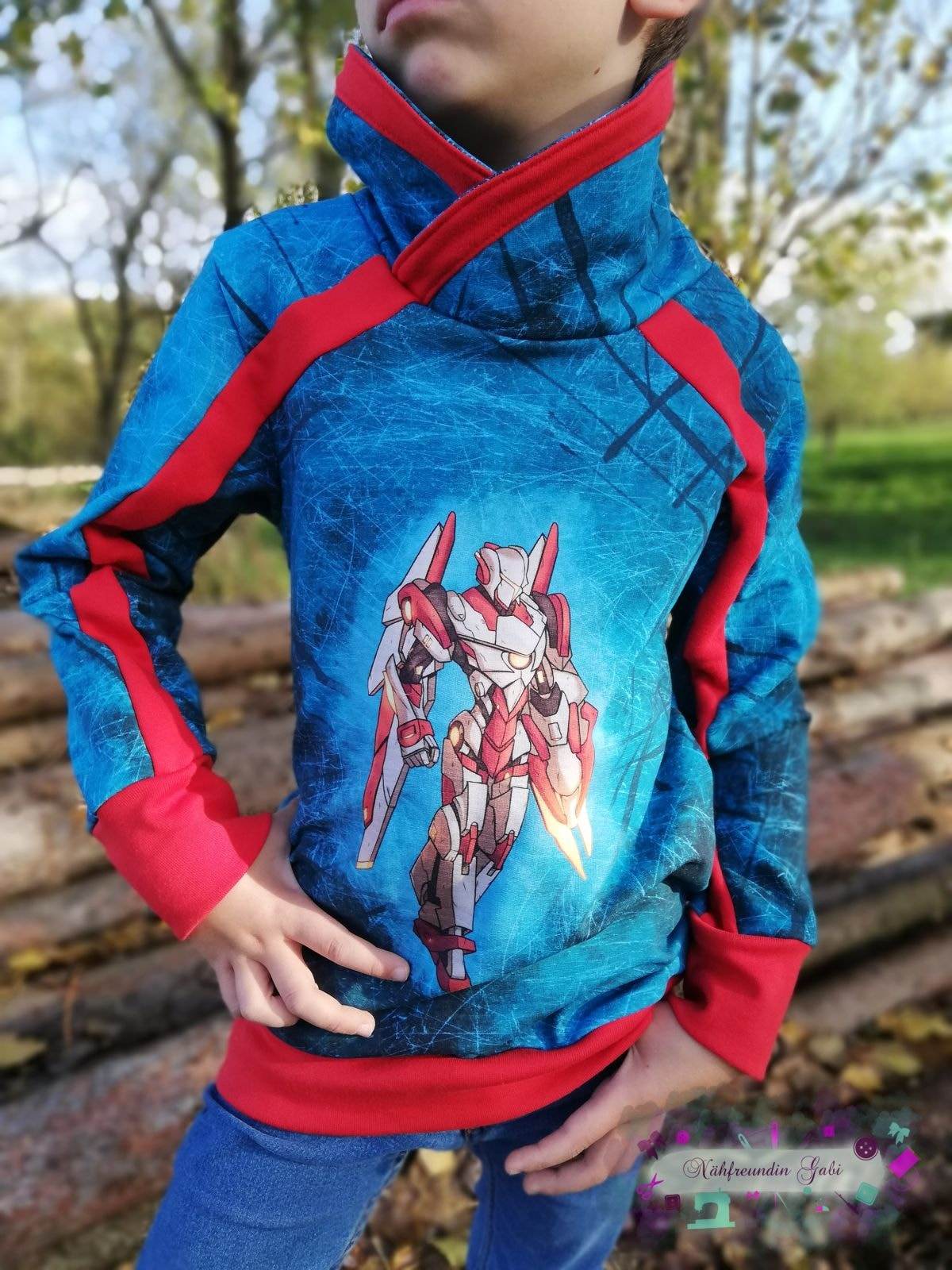 Hoodie Tammo/Tammi Junior Schnittmuster Gr. 122-164 - Sewando