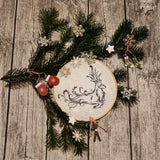 Hirsch Stickdatei – elegantes Naturmotiv für Kleidung, Taschen & Deko - Sewando