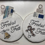 Stickdatei - Geldgeschenk Christbaumkugeln - Sewando