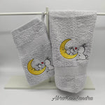 Hasenmond Stickdatei – liebevolles Mama-Baby-Motiv für Kinderzimmer, Geschenke & Herzensmomente - Sewando
