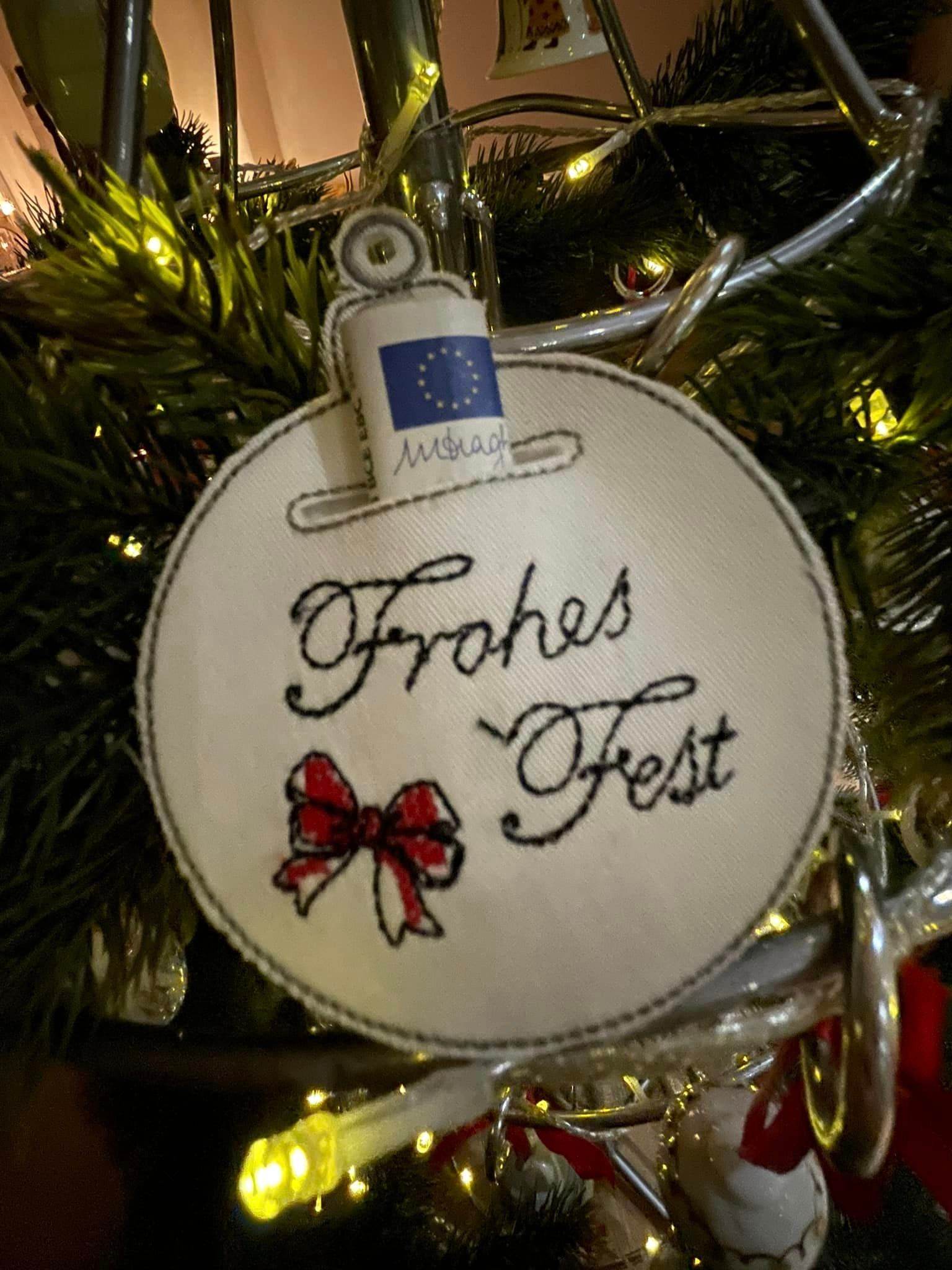 Stickdatei - Geldgeschenk Christbaumkugeln - Sewando