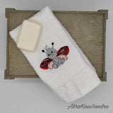 Marienkäfer Stickdatei – niedliches Glücksmotiv für Kinder & Geschenke - Sewando