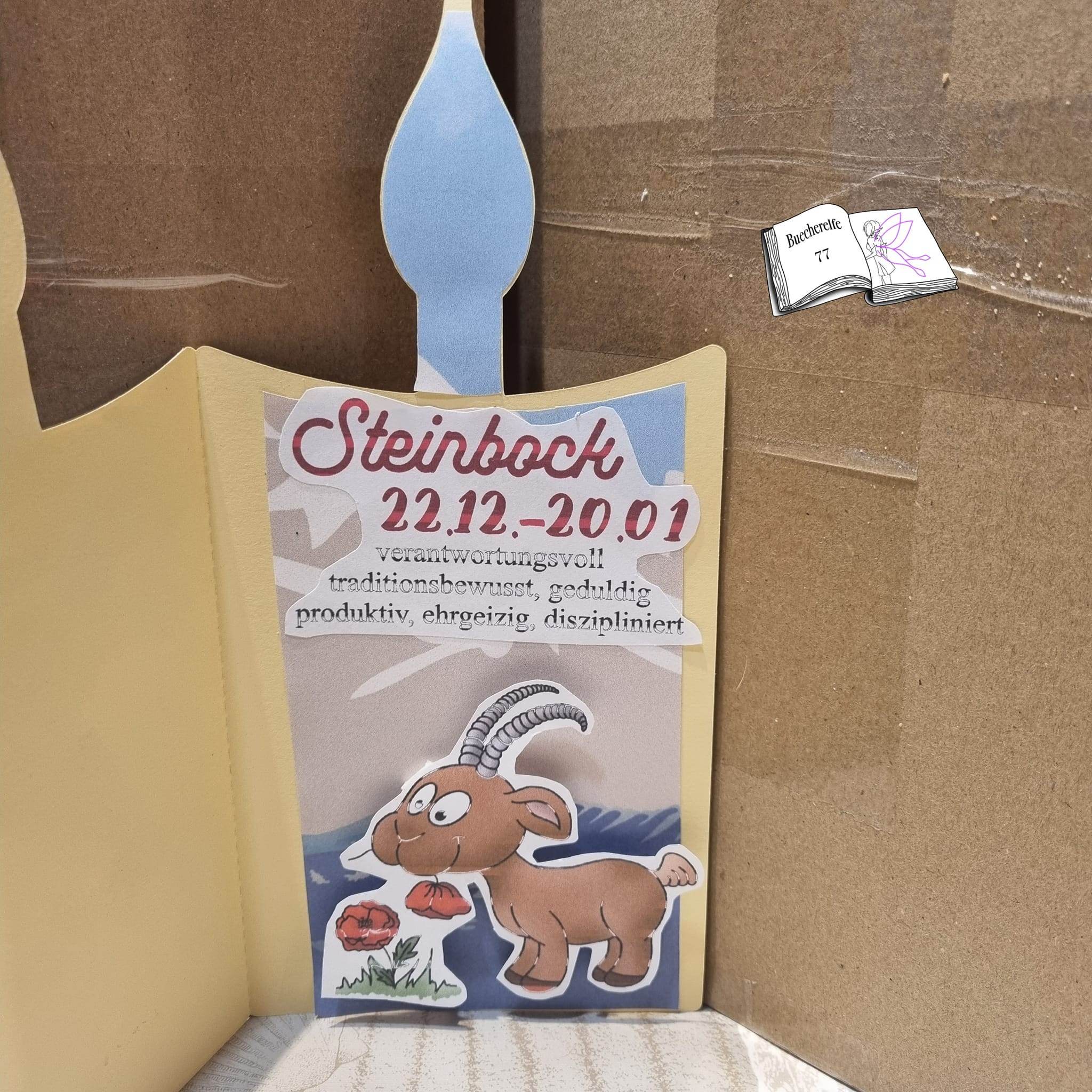 Plotterdatei Steinbock mit Mohn Sublimation, Digistamp, Digipaper ! - Sewando