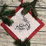 Hirsch Stickdatei – elegantes Naturmotiv für Kleidung, Taschen & Deko - Sewando