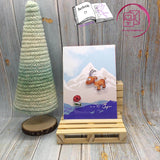 Plotterdatei Steinbock mit Mohn Sublimation, Digistamp, Digipaper ! - Sewando