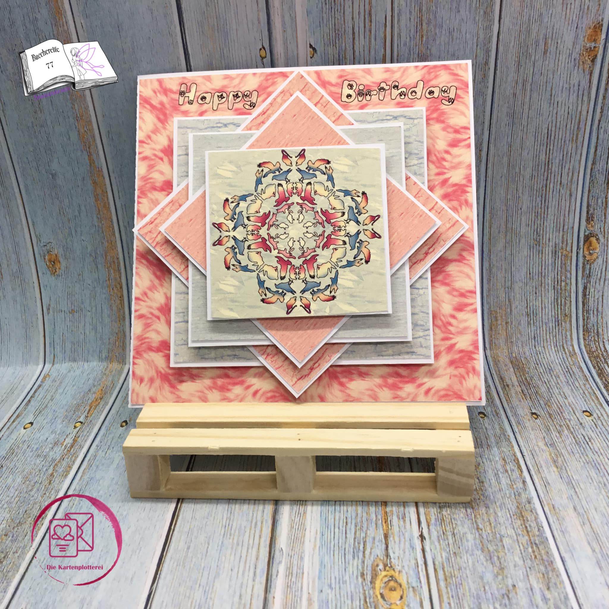 Digiset Tier Mandala, Plotterdatei, Sublimation, Digistamp, Digipaper - Sewando