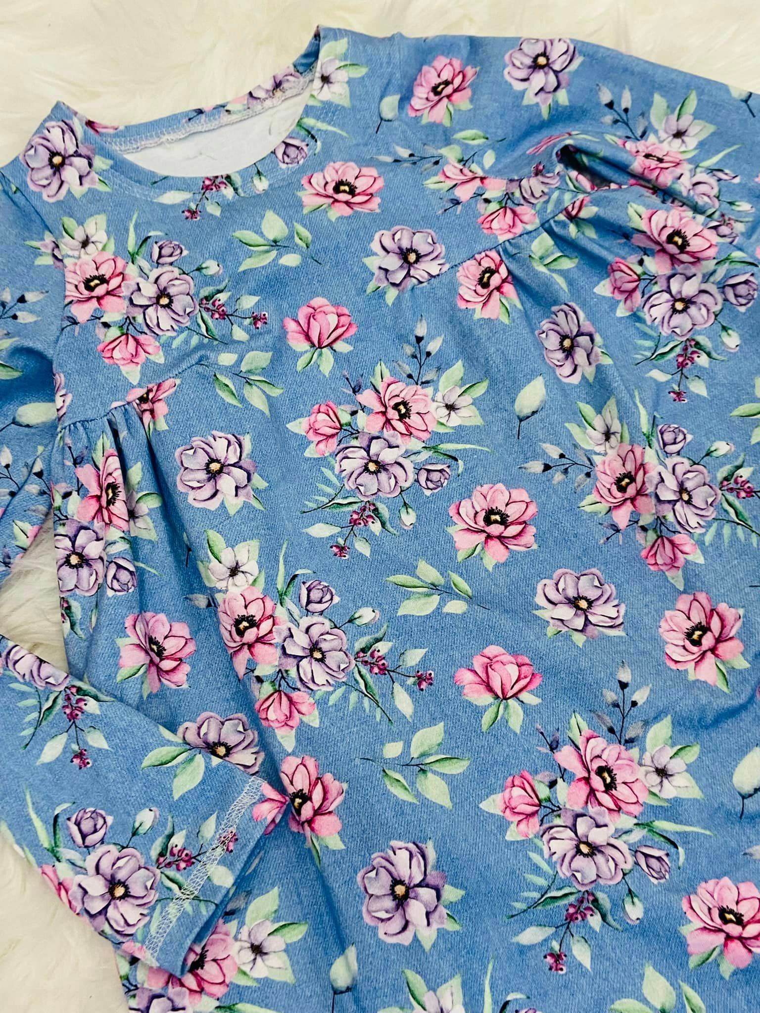 Tunika / Kleid Elisa Gr. 104 - 164 inkl. A0 - Sewando