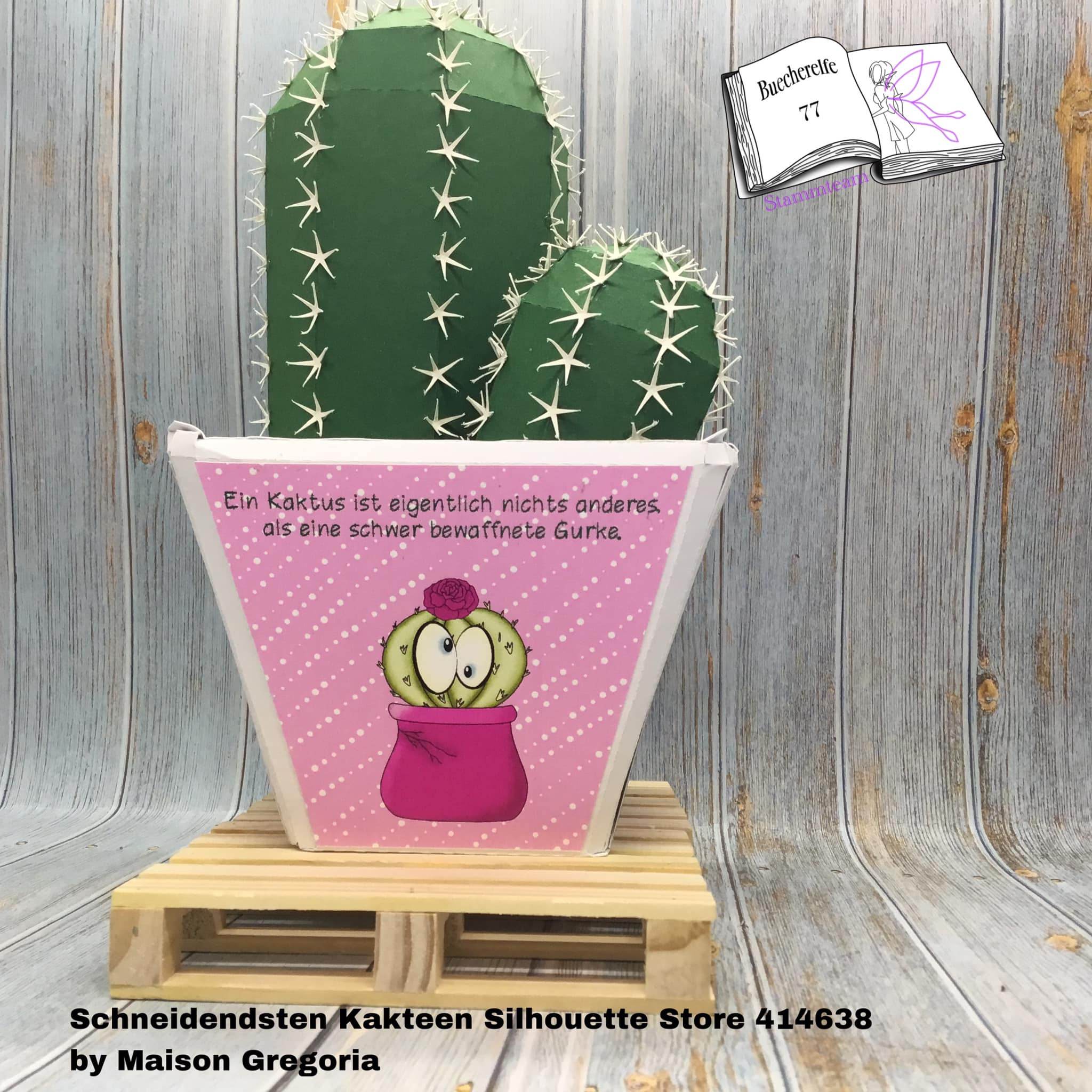 Plotterdatei Kaktus Freunde, Sublimation, Drucken, Digistamp, Digipaper - Sewando