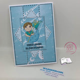 Digiset Wassermann mit Anemone Plotten, Sublimation, Digistamp, Digipaper ! - Sewando