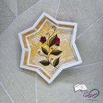 Mini Digiset Aquarell Rosenranke Plotten, Sublimation, Drucken, Digistamp, Digipaper - Sewando