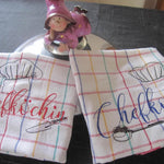 Stickdatei - 6 Motive für Schürzen / Geschirrtücher - Sewando