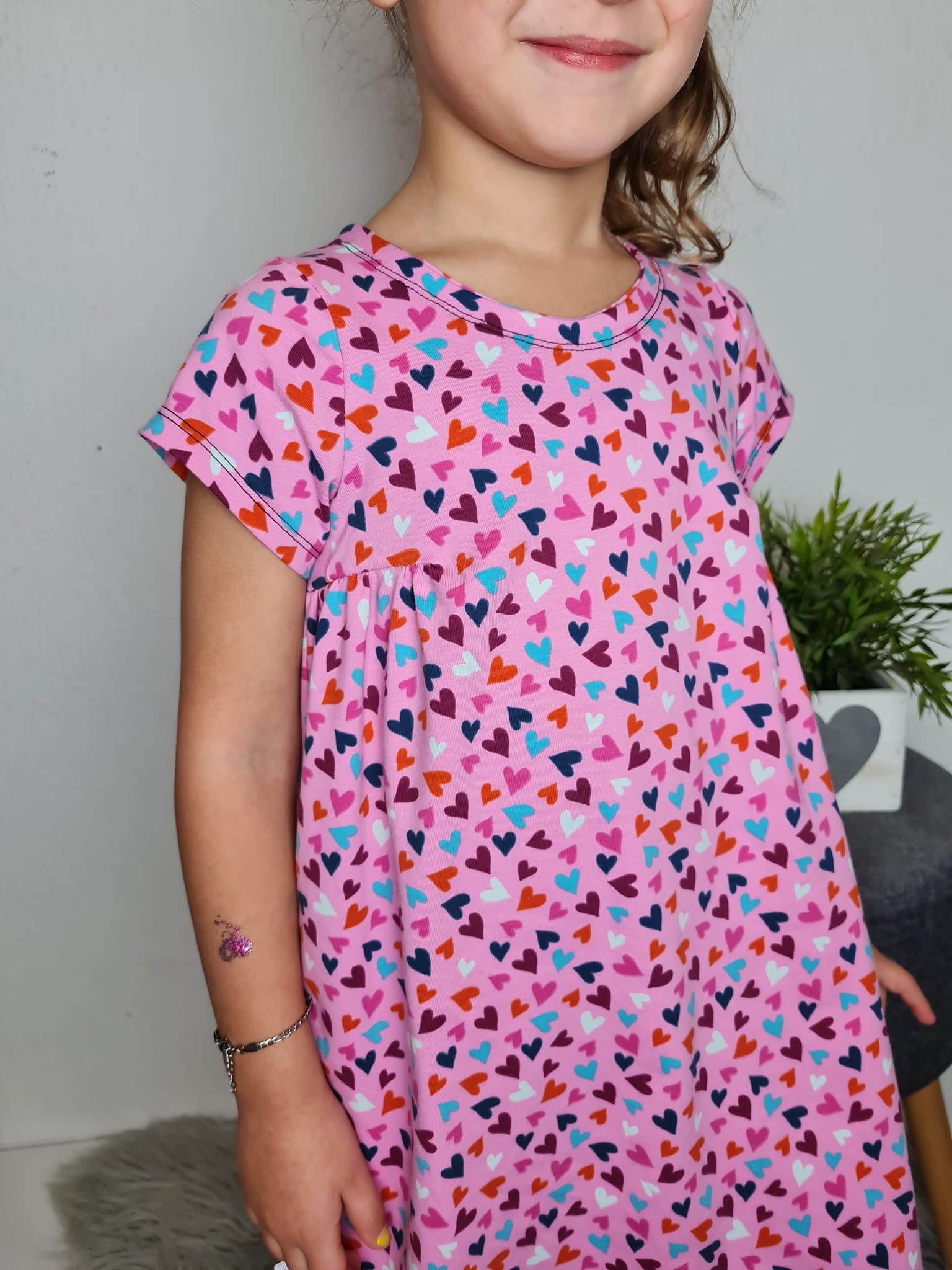 Tunika / Kleid Elisa Gr. 104 - 164 inkl. A0 - Sewando