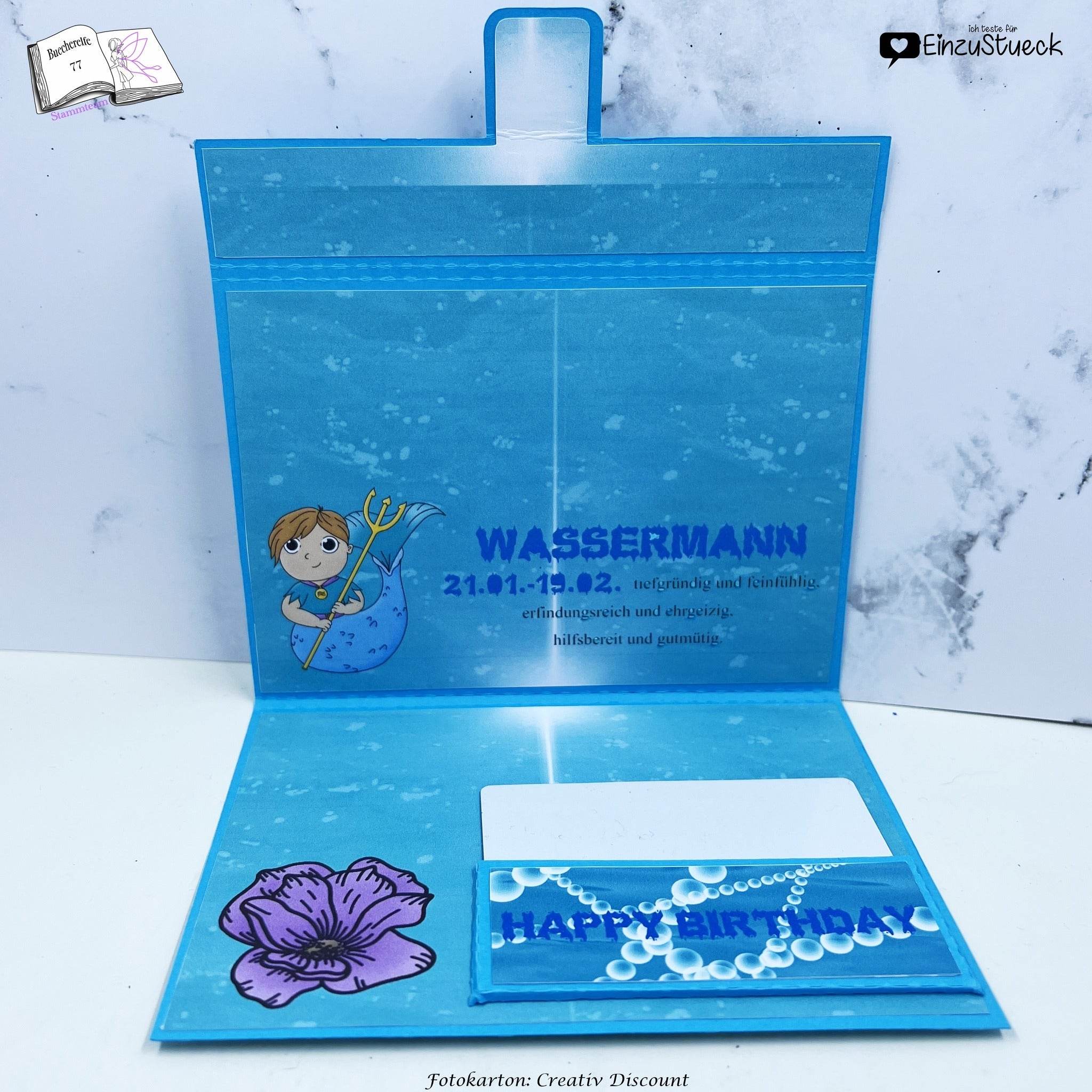 Digiset Wassermann mit Anemone Plotten, Sublimation, Digistamp, Digipaper ! - Sewando