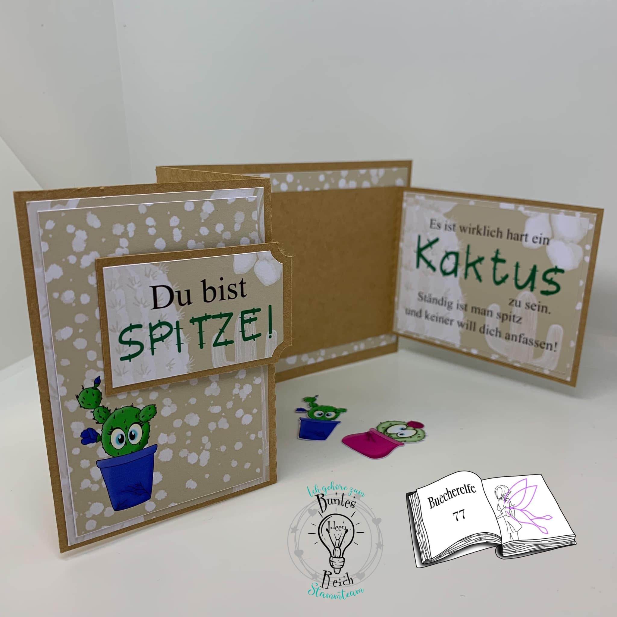 Digiset Kaktus Freunde Plotterdatei, Sublimation, Digistamp, Digipaper - Sewando