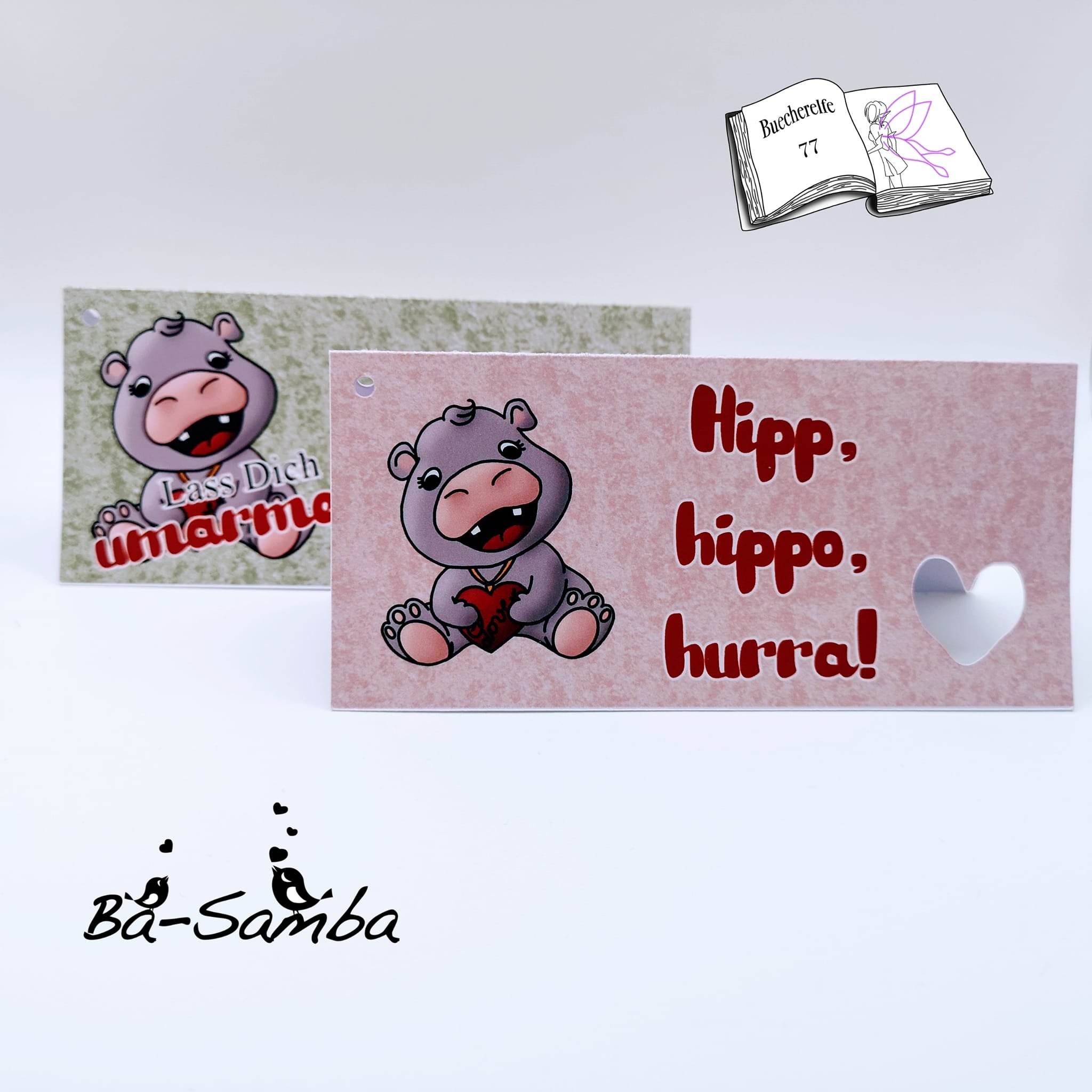 Digiset lovely hippo Plotten, Sublimation, Drucken, Digistamp, Digipaper - Sewando