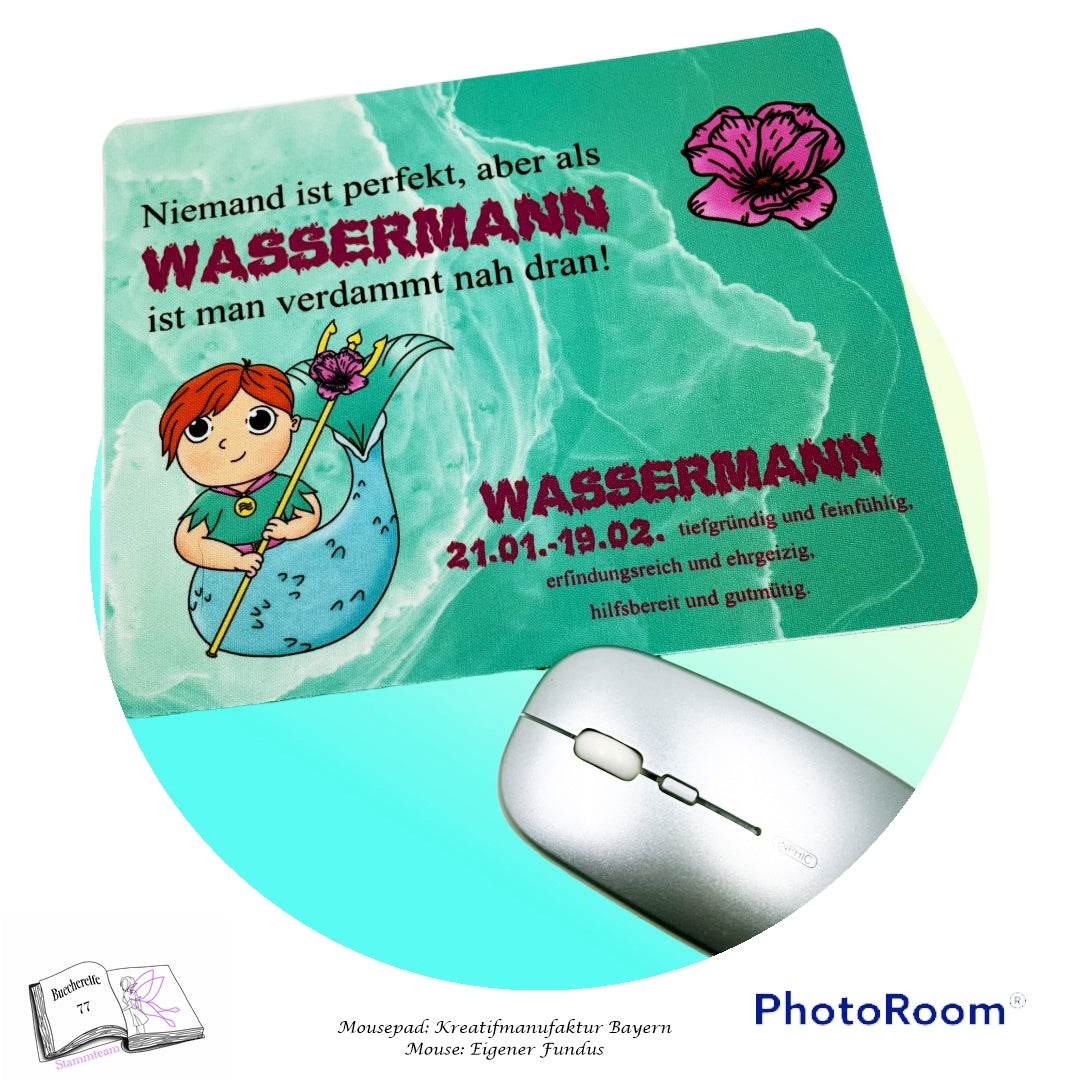 Digiset Wassermann mit Anemone Plotten, Sublimation, Digistamp, Digipaper ! - Sewando