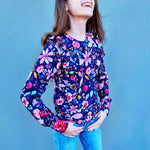 Schnittmuster Pullover Gr.134-164 - Sweater Lola groß - inkl. Beamerdatei - Sewando