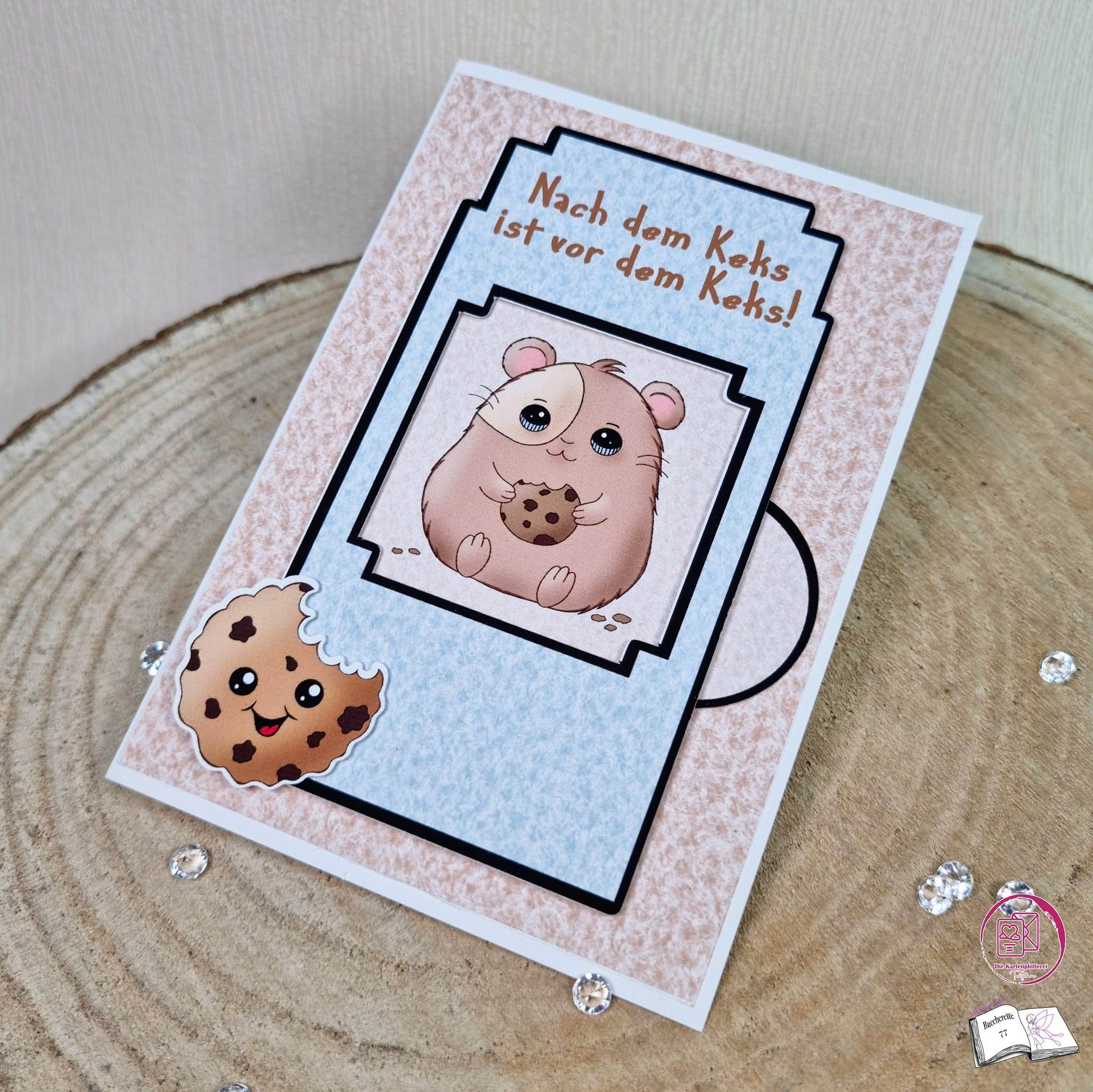 Digiset Hamster Krümel Plotterdatei, Sublimation, Digistamp, Digipaper - Sewando