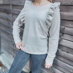Schnittmuster Pullover Gr.134-164 - Sweater Lola groß - inkl. Beamerdatei - Sewando