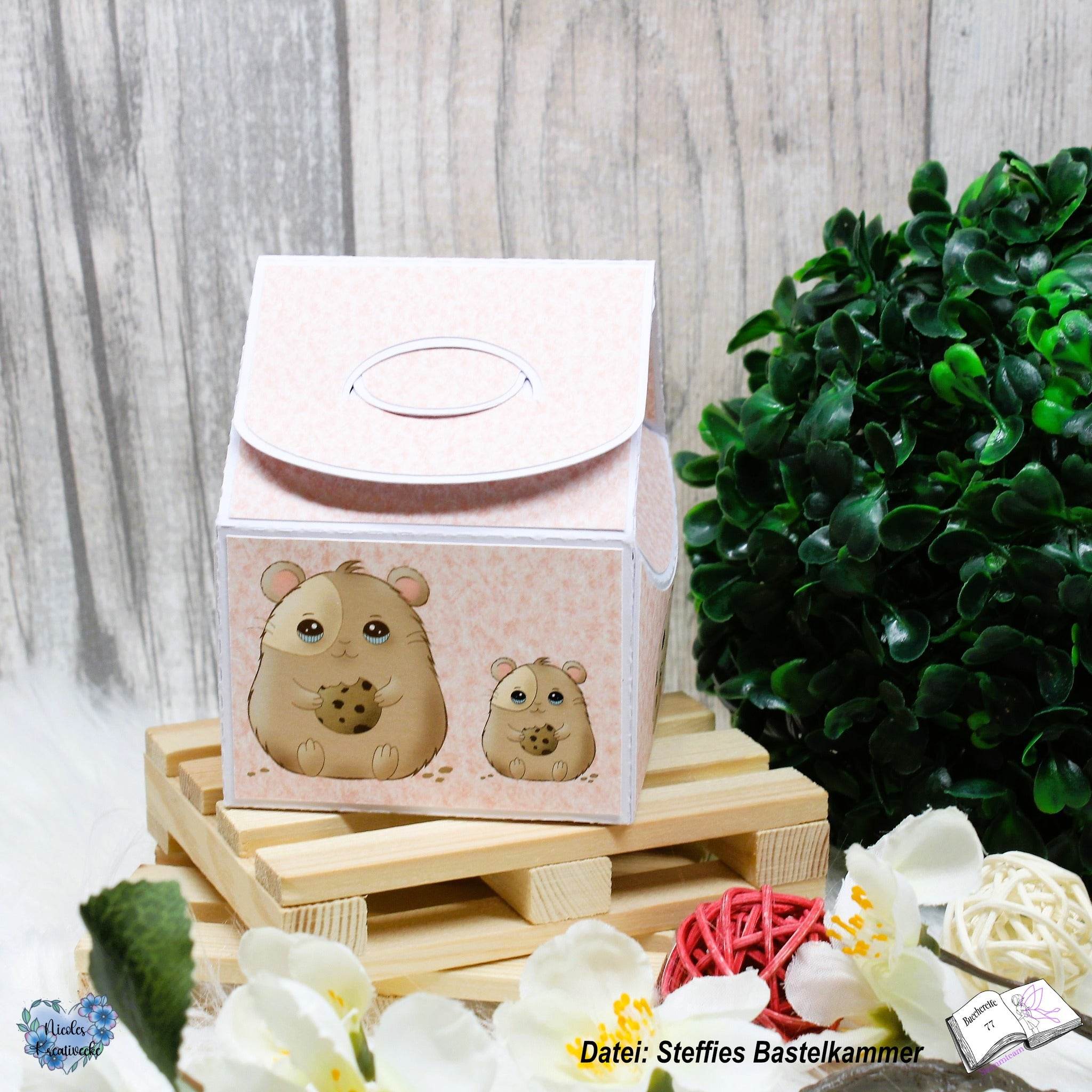 Plotterdatei Hamster Krümel Sublimation, Drucken, Digistamp, Digipaper - Sewando