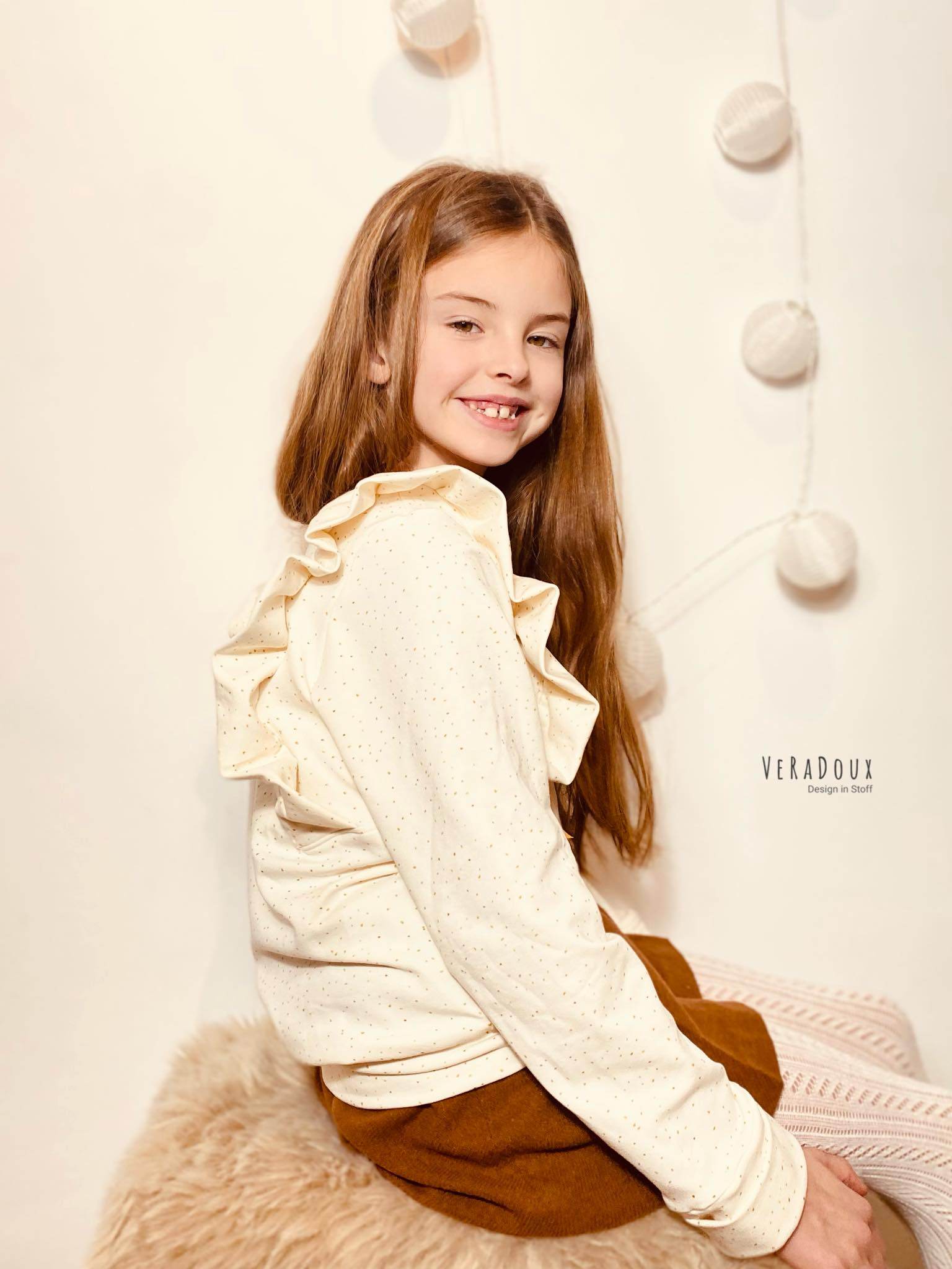 Schnittmuster Pullover Gr.134-164 - Sweater Lola groß - inkl. Beamerdatei - Sewando
