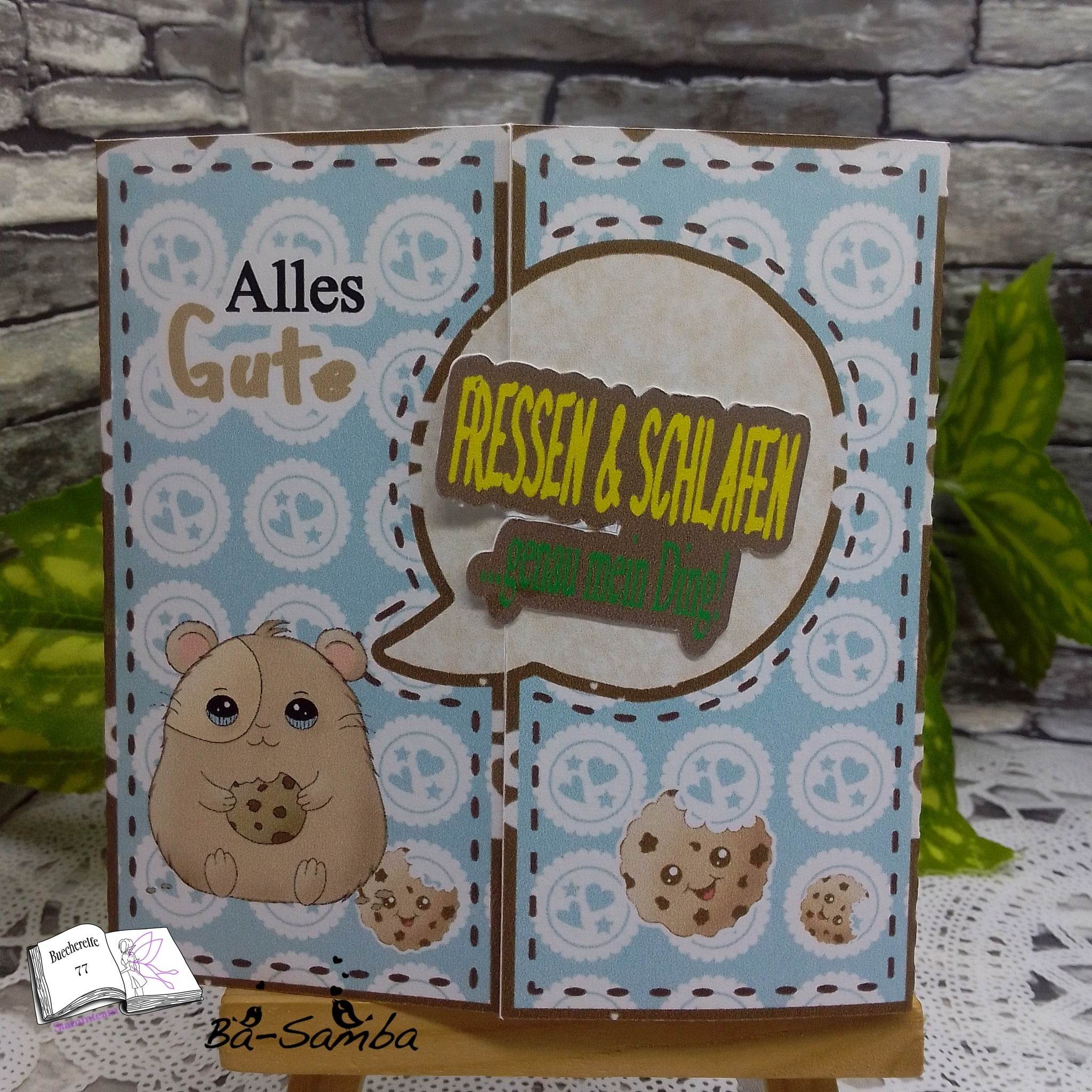 Digiset Hamster Krümel Plotterdatei, Sublimation, Digistamp, Digipaper - Sewando