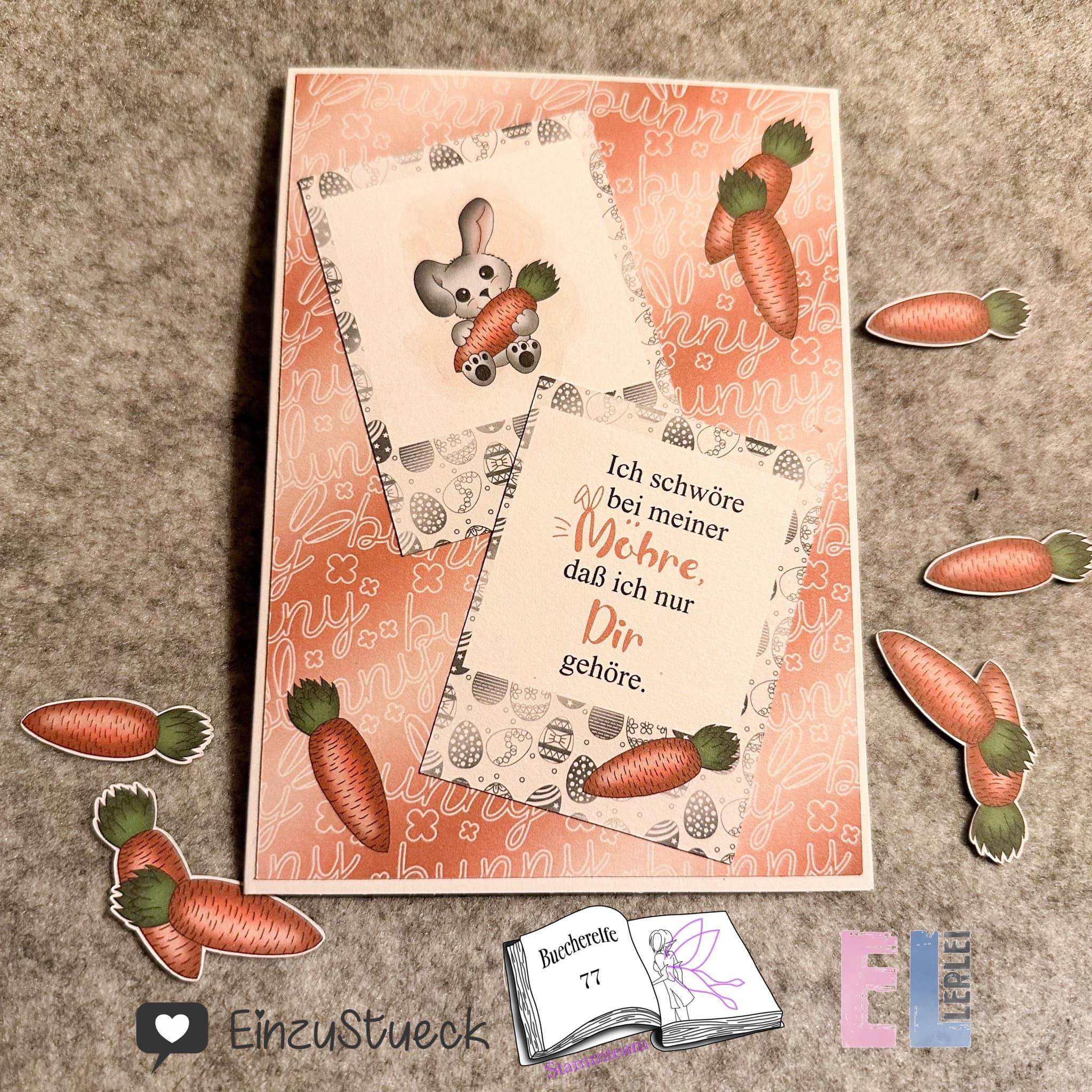 Digiset Hase Hoppla Plotterdatei, Sublimation, Digistamp, Digipaper - Sewando