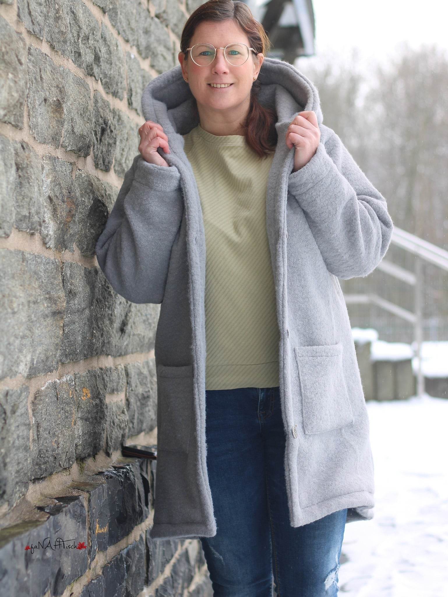 Schnittmuster Mantel/Jacke COBURG Gr. 34-52 - Sewando
