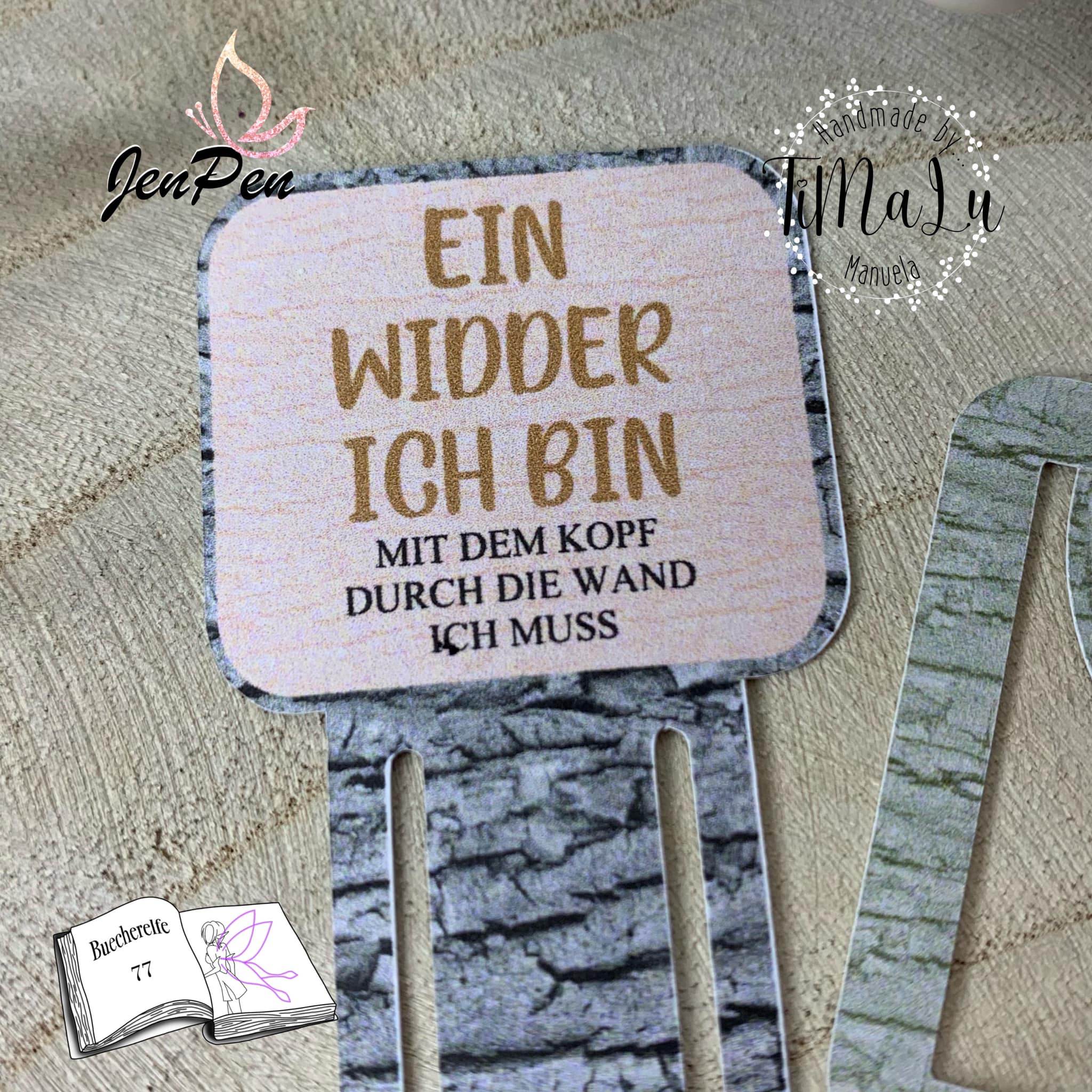 Plotterdatei Widder Willi mit Forsythie Sublimation, Digistamp, Digipaper ! - Sewando
