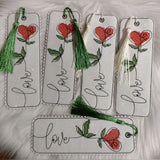 Stickdatei - Lesezeichen "Love"
