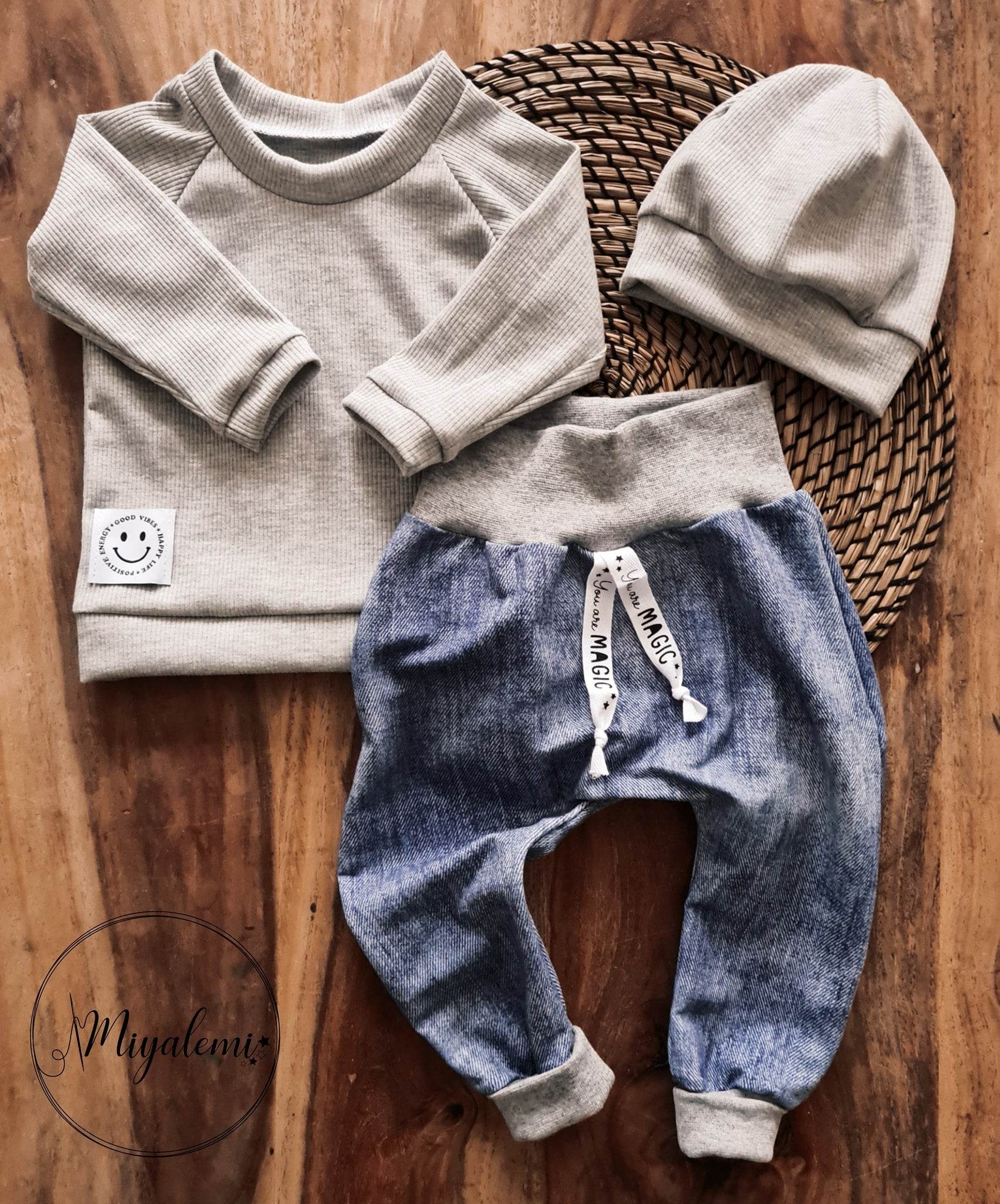 Schnittmuster Shirt-Pulli Baby Größe 50-104 - Sewando