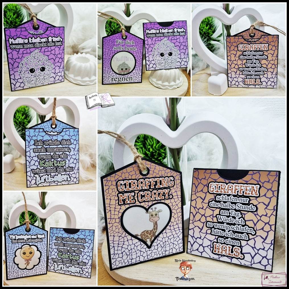 Digiset Giraffe Geraldine Plotterdatei, Sublimation, Digistamp, Digipaper - Sewando