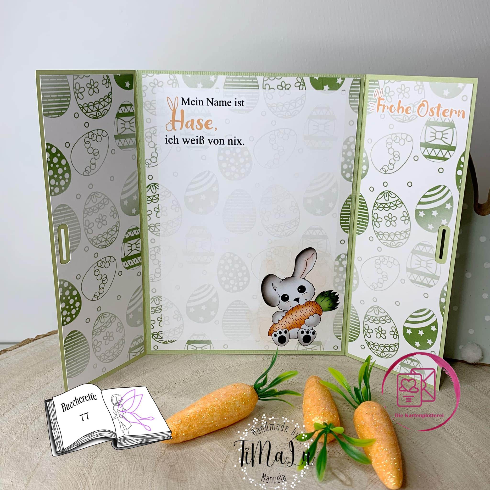 Digiset Hase Hoppla Plotterdatei, Sublimation, Digistamp, Digipaper - Sewando