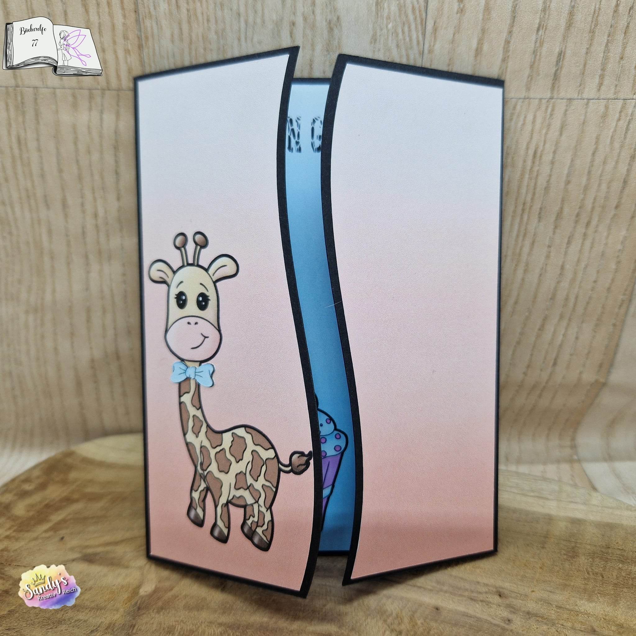 Digiset Giraffe Geraldine Plotterdatei, Sublimation, Digistamp, Digipaper - Sewando