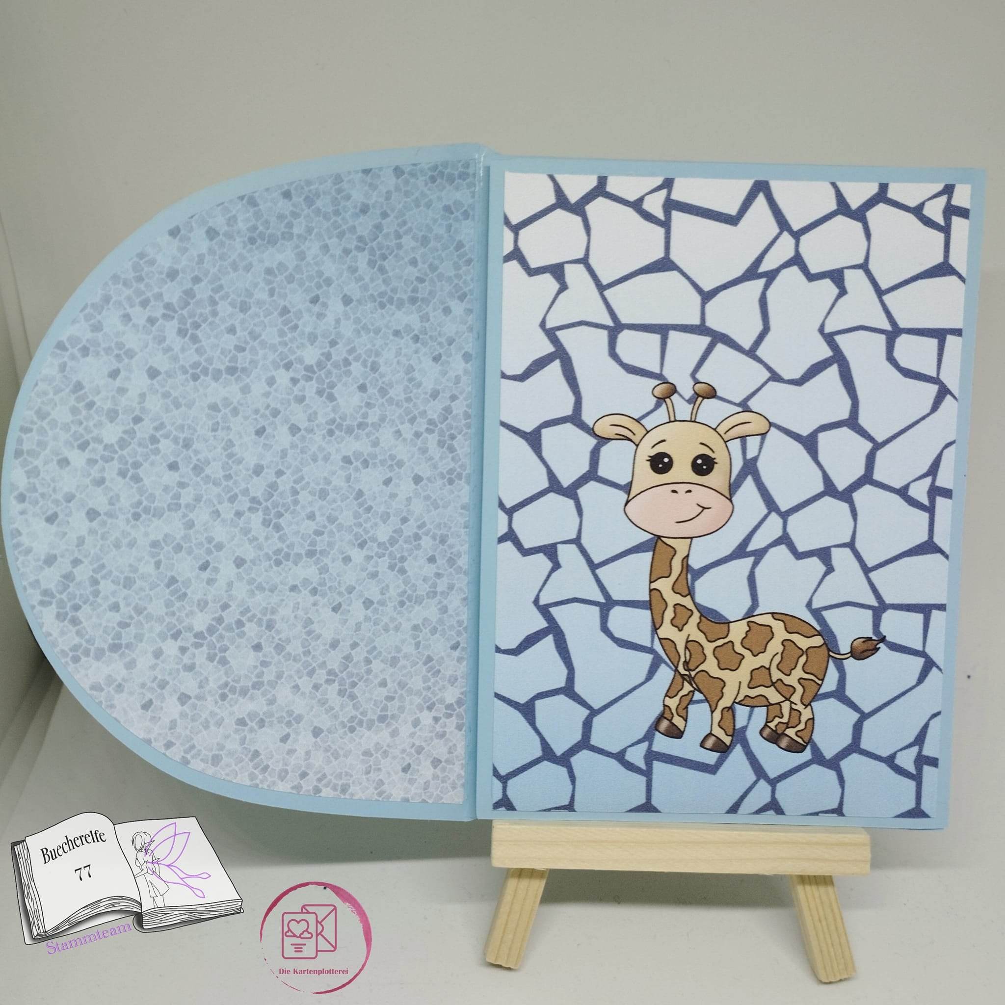 Plotterdatei Giraffe Geraldine, Sublimation, Digistamp, Digipaper - Sewando